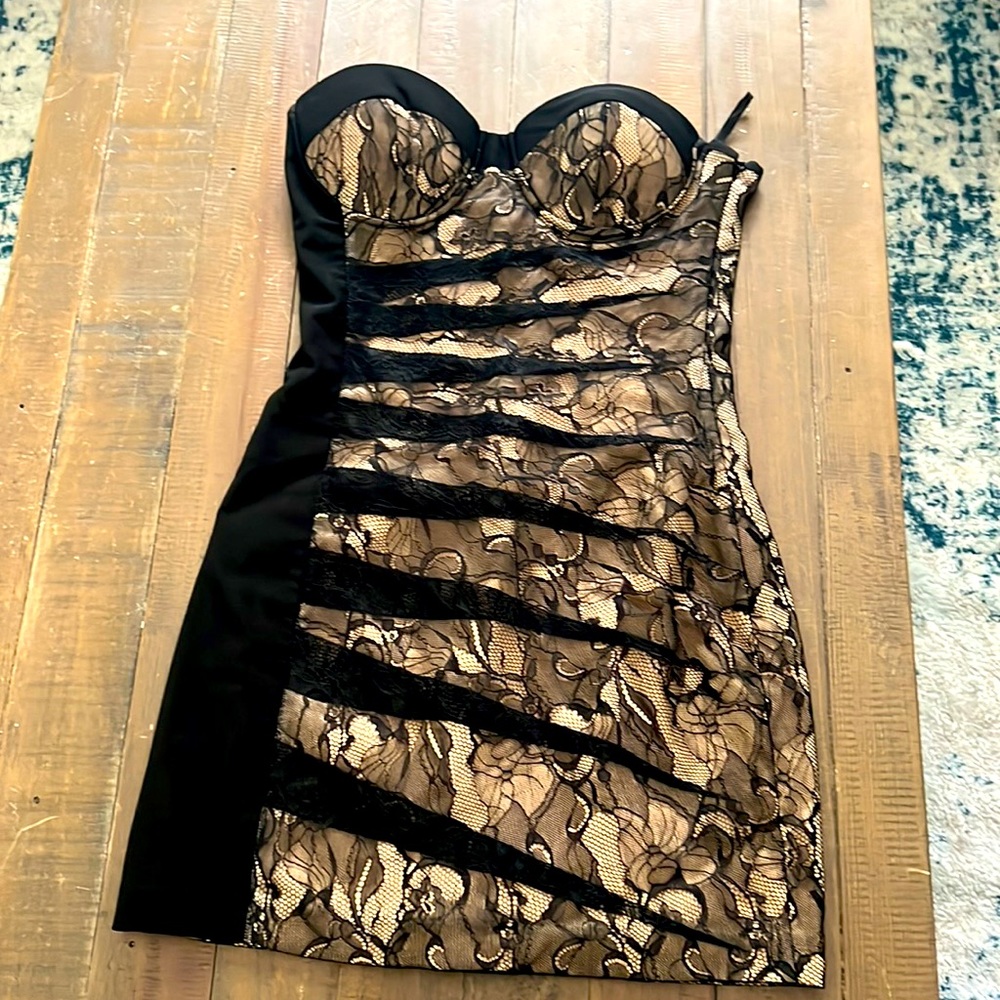 Bebe Mini off shoulder dress